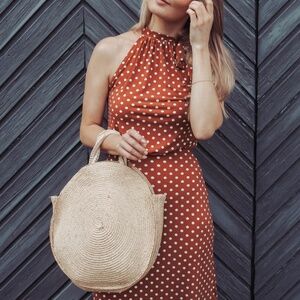 Polkadot Halter Dress